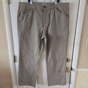 Blue Mountain Utility Work Pants Canvas Carpenter 44x32 Relaxed Fit Tan NEW NWT